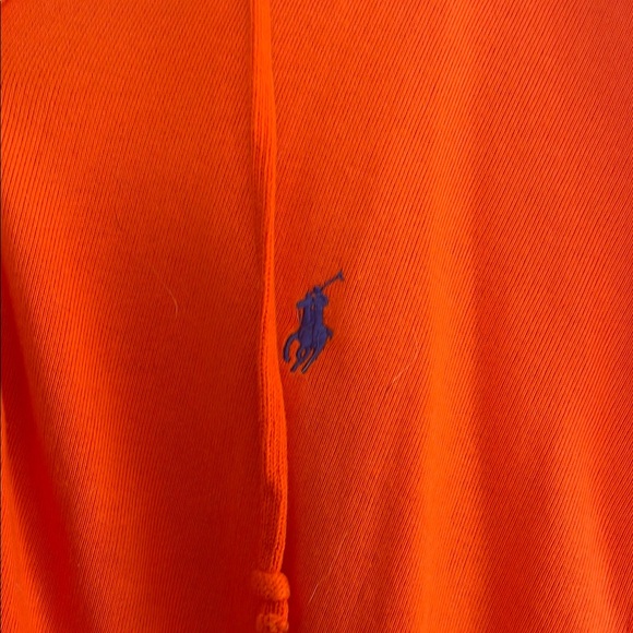 Ralph Lauren Orange Zip-Up Hoodie - Picture 3 of 7